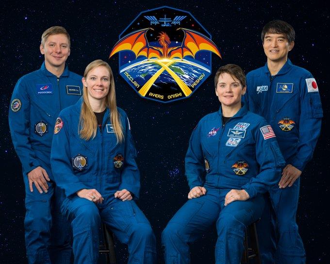 Crew-10- další směna pro Mezinárodní stanici: zleva Kiril Peskov, Anne McClainová, Nichole Ayersová a Takuyu Onishi (Zdroj: NASA)